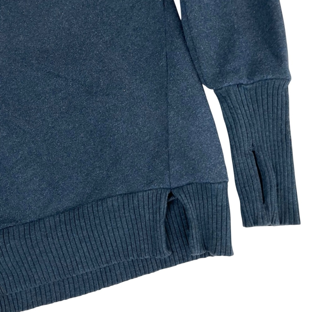 alo Yoga Haze Long Sleeve Pullover Blue Turtleneck Medium - Picture 7 of 11